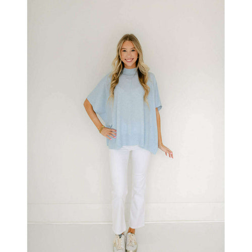 8.28 Boutique:Kerisma Knits,Kerisma Knits Caroline Sweater in Baby Blue,Sweaters