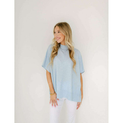 8.28 Boutique:Kerisma Knits,Kerisma Knits Caroline Sweater in Baby Blue,Sweaters