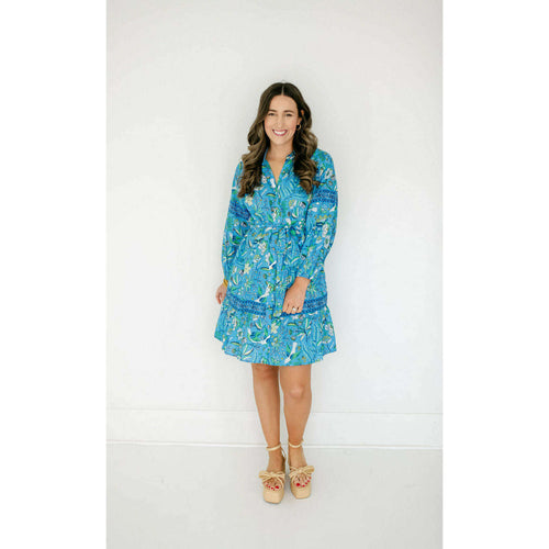 8.28 Boutique:Print Fresh,Print Fresh Claudia Dress in Painters Garden,Dress