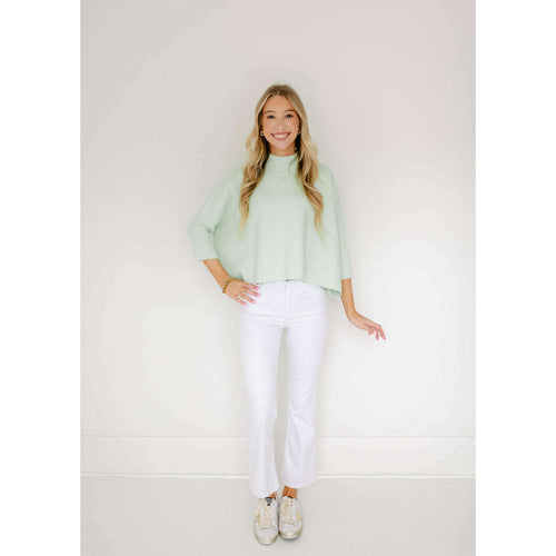 8.28 Boutique:Kerisma Knits,Kerisma Knits Aja Sweater in Light Mint,Sweaters