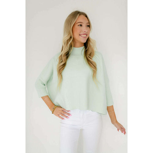 8.28 Boutique:Kerisma Knits,Kerisma Knits Aja Sweater in Light Mint,Sweaters