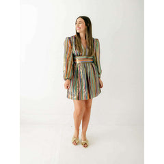 8.28 Boutique:Emily McCarthy,Emily McCarthy Penny Dress in Tinsel,Dress