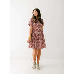 8.28 Boutique:WKND WYFR,WKND WYFR Kassidy Dress in Burgundy,Dress