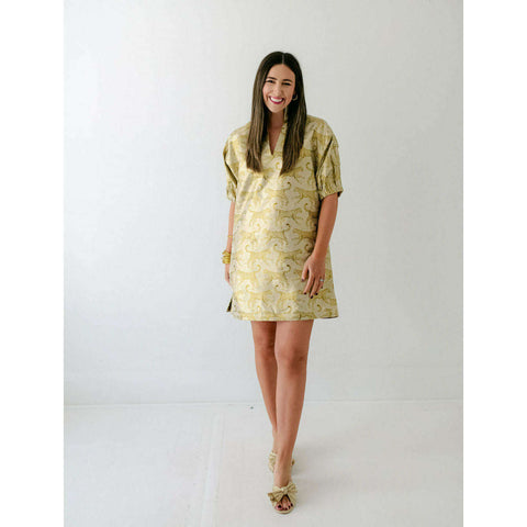 Brooke Wright Alligator Puff Tunic