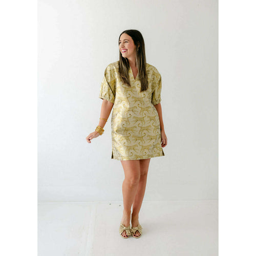 8.28 Boutique:Emily McCarthy,Emily McCarthy Poppy Dress in Jaguar Jacquard,Dress