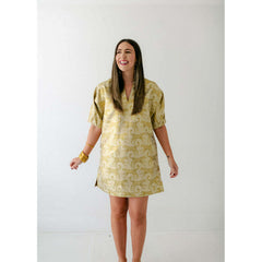 8.28 Boutique:Emily McCarthy,Emily McCarthy Poppy Dress in Jaguar Jacquard,Dress