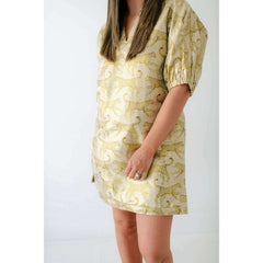 8.28 Boutique:Emily McCarthy,Emily McCarthy Poppy Dress in Jaguar Jacquard,Dress