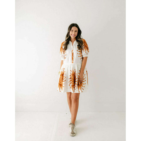 Allison Amor Tulip Swirl Mini Dress