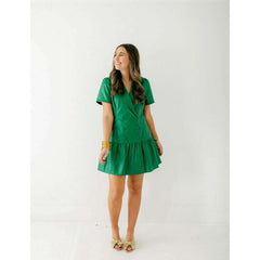 8.28 Boutique:S'edge,S'edge Diana Dress in Dynasty Green,dress