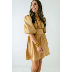 8.28 Boutique:S'edge,S'edge Zita Dress in Antique,Dress