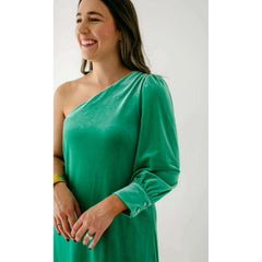 8.28 Boutique:S'edge,S'edge Flora Dress in Dynasty Green,Dress