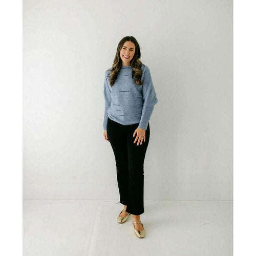 8.28 Boutique:Kerisma Knits,Kerisma Knits Ryu Limi Sweater in Fog Blue,Sweaters