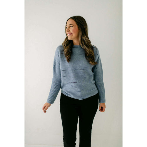 8.28 Boutique:Kerisma Knits,Kerisma Knits Ryu Limi Sweater in Fog Blue,Sweaters