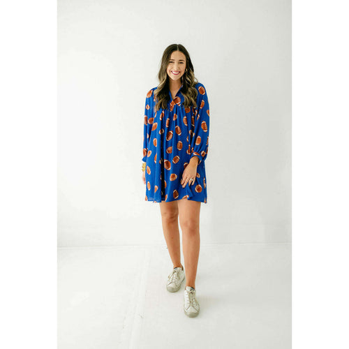 8.28 Boutique:8.28 Boutique,The Alice Royal Blue Football Dress,Dress