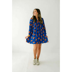 8.28 Boutique:8.28 Boutique,The Alice Royal Blue Football Dress,Dress