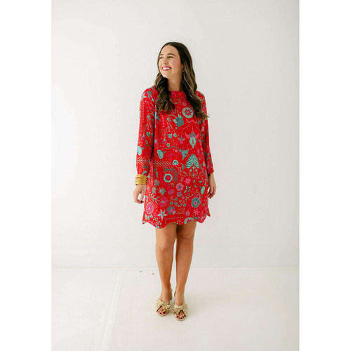 8.28 Boutique:Sheridan French,Sheridan French Blair Dress in Festive Floral,Dress