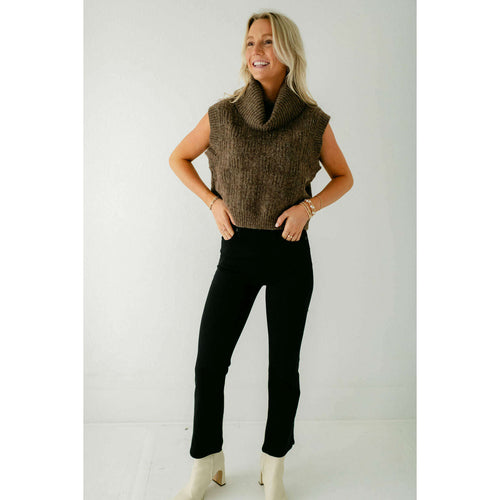 8.28 Boutique:Kerisma Knits,Kerisma Knits Shitake Brown Marlene Top,Sweaters