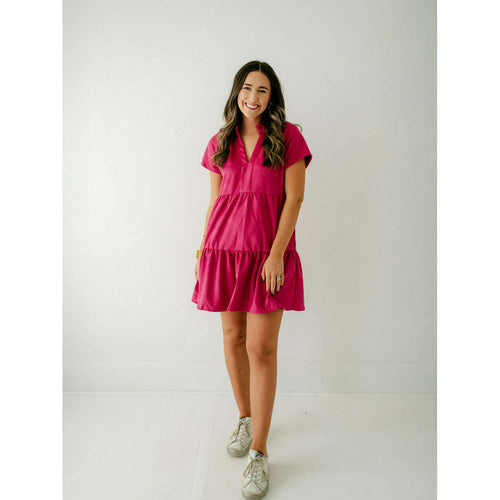 8.28 Boutique:THML,THML Pink Suede Mini Dress,Dress