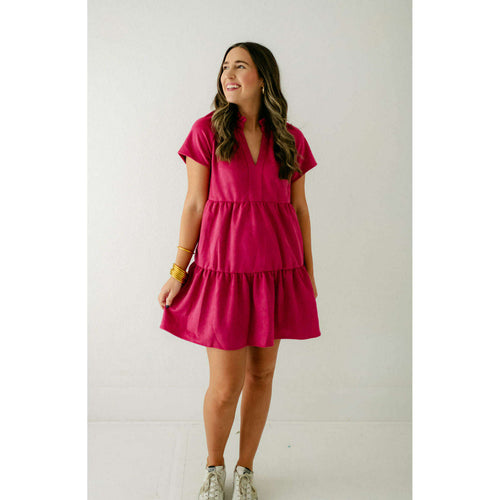 8.28 Boutique:THML,THML Pink Suede Mini Dress,Dress