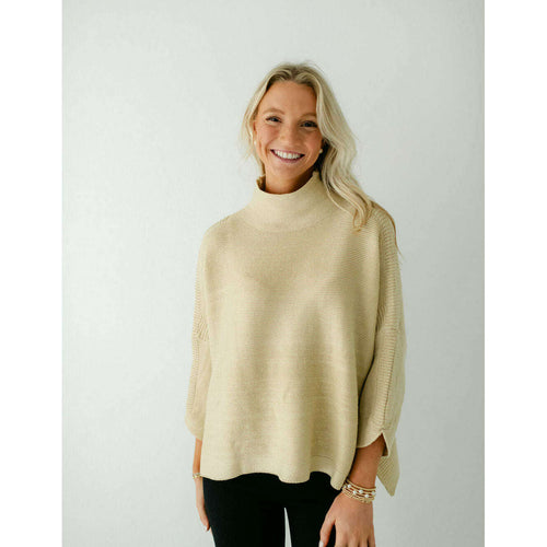 8.28 Boutique:Kerisma Knits,Kerisma Boho Sweater in Antique White,Sweaters