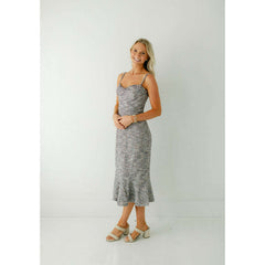 8.28 Boutique:Hutch,Hutch Selene Dress in Multicolor Stitch Tweed,Dress