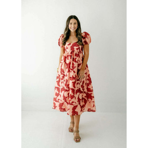 8.28 Boutique:Hutch,Hutch Marian Dress in Baroque Swirling Leaves Dress,Dress