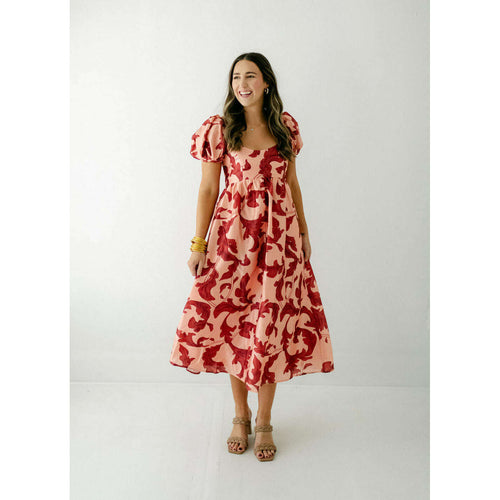 8.28 Boutique:Hutch,Hutch Marian Dress in Baroque Swirling Leaves Dress,Dress