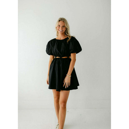 8.28 Boutique:Sincerely Ours,Sincerely Ours Annie Black Mini Dress,dress