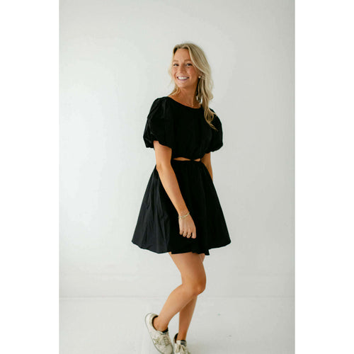 8.28 Boutique:Sincerely Ours,Sincerely Ours Annie Black Mini Dress,dress