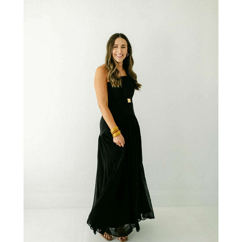 8.28 Boutique:Hutch,Hutch Carmel Strapless Dress in Black,Dress