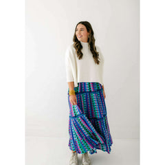 8.28 Boutique:Briton Court,Briton Court Savannah Maxi Skirt in Dahlia,skirt