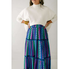 8.28 Boutique:Briton Court,Briton Court Savannah Maxi Skirt in Dahlia,skirt