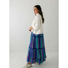 8.28 Boutique:Briton Court,Briton Court Savannah Maxi Skirt in Dahlia,skirt