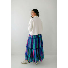 8.28 Boutique:Briton Court,Briton Court Savannah Maxi Skirt in Dahlia,skirt