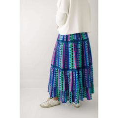 8.28 Boutique:Briton Court,Briton Court Savannah Maxi Skirt in Dahlia,skirt