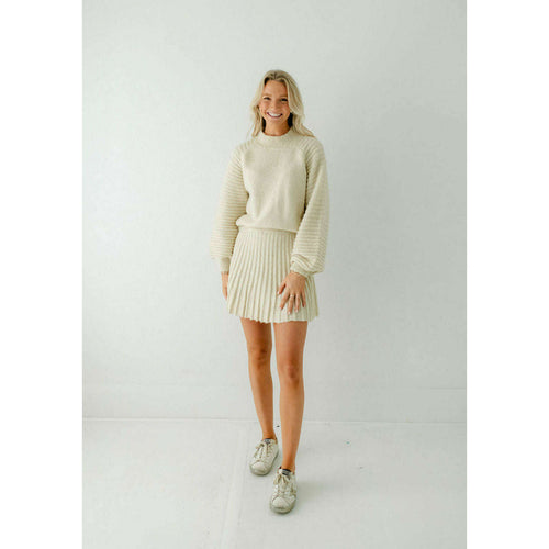 8.28 Boutique:Sofie the Label,Sofie the Label Gabrielle Sweater in Cream,Shirts & Tops