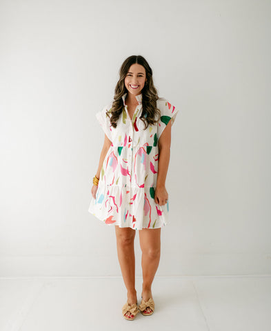 Jacquie the Label Floral Printed Halter Neck Dress