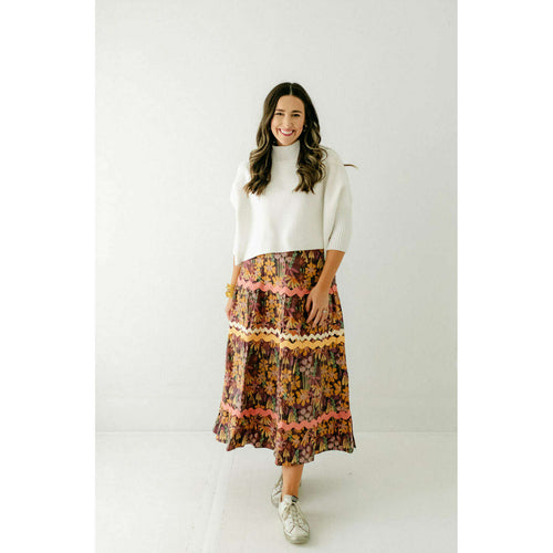 8.28 Boutique:Marie by Victoria Dunn,Marie by Victoria Dunn Mirabelle Skirt in Midnight Rose,skirt