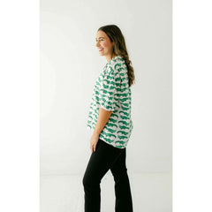 8.28 Boutique:Brooke Wright,Brooke Wright Alligator Puff Tunic,Shirts & Tops