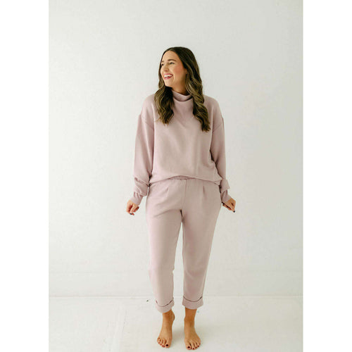 8.28 Boutique:Varley,Varley Betsy Sweat in Burnished Lilac,Shirts & Tops