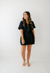 Emily McCarthy Pullover Dress in Midnight Cheetah