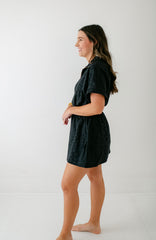 Emily McCarthy Pullover Dress in Midnight Cheetah