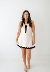 Emily McCarthy Varsity Orchid Dress in Black Sand