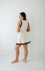 Emily McCarthy Varsity Orchid Dress in Black Sand