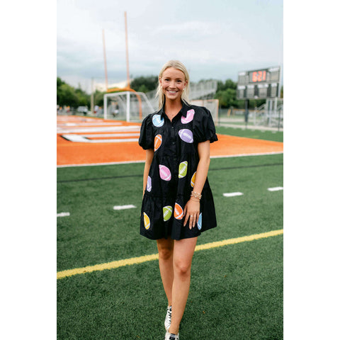 The April Pink Football Sweater