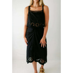 8.28 Boutique:LUCY PARIS,Lucy Paris Kayla Wrap Skirt in Black,skirt