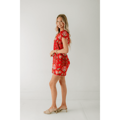 8.28 Boutique:Elizabeth James,Elizabeth James Louisa Dress in Indian Flower Poppy,Dress