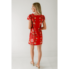 8.28 Boutique:Elizabeth James,Elizabeth James Louisa Dress in Indian Flower Poppy,Dress