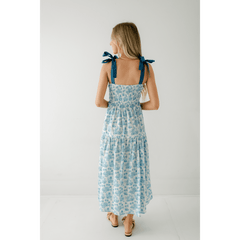 8.28 Boutique:Sincerely Ours,Sincerely Ours Alexa Maxi Dress in Blue Jungle Toile,Dress