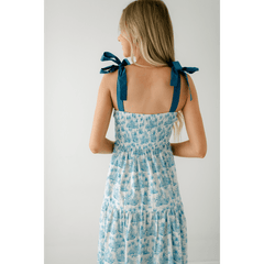 8.28 Boutique:Sincerely Ours,Sincerely Ours Alexa Maxi Dress in Blue Jungle Toile,Dress